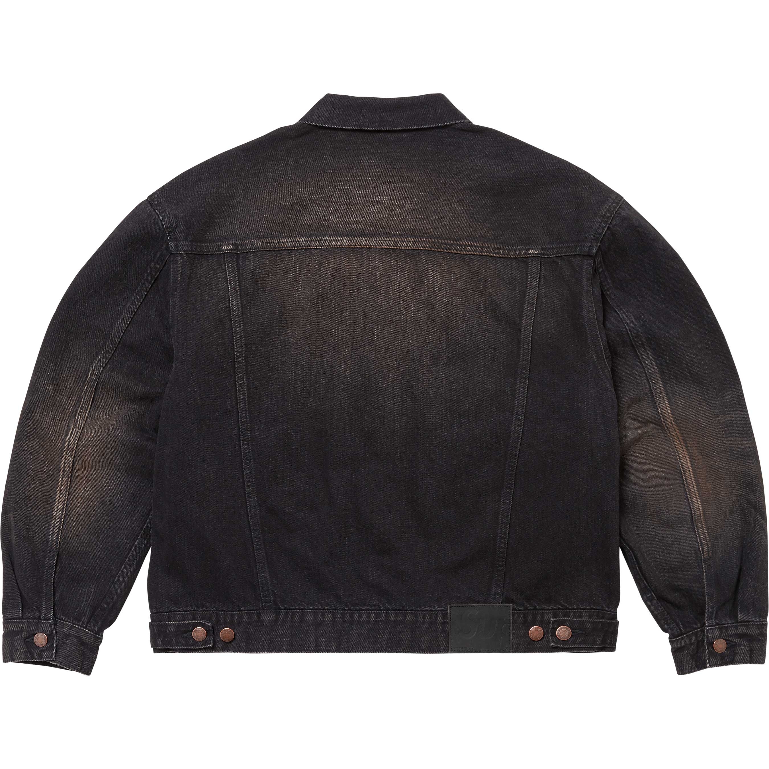 Distressed Selvedge Trucker Jacket view 2